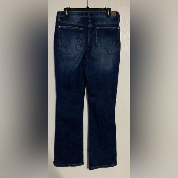 Judy Blue Dark Wash Slim Bootcut Jeans - Picture 4 of 8